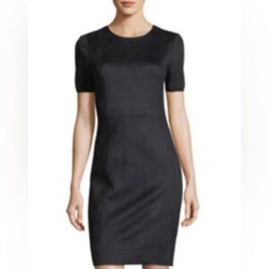 Ellie Tahari Emily lamb suede dress size 10